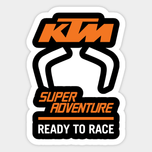 KTM Super Adventure DRL Signature Tee Black Sticker